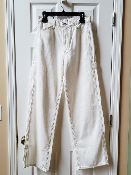 Joe's Jeans Denim - NWT Joe's Jeans The Baggy Carpenter Pant Sz 28 Milk Off White Wide Straight $228